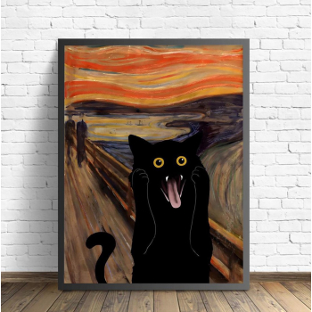 Plakat "Koci krzyk" 40cm x 60cm